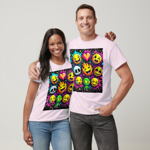T-shirt Art pop Emoji vibrant