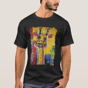 T-shirt Art Populaire Girafe