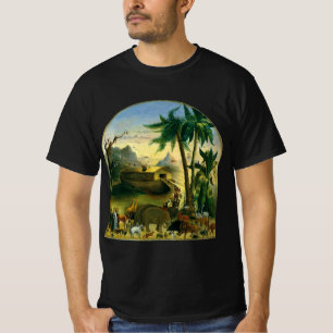 T-shirt Art populaire victorien vintage, l'Arche de Noé pa