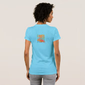 T-shirt Art portable Abstrait coloré (Dos entier)