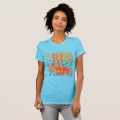 T-shirt Art portable Abstrait coloré (Devant entier)