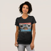 T-shirt Art potable de café de moutons du Valais Blacknose (Devant entier)