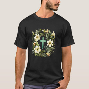 T-shirt Art religieux de Pâques antique