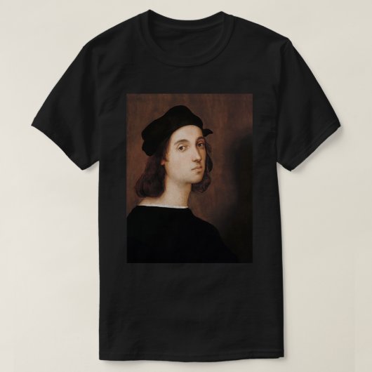 T-shirt Art Renaissance Raphaelx27s Selfportrait 1506 (Design devant)