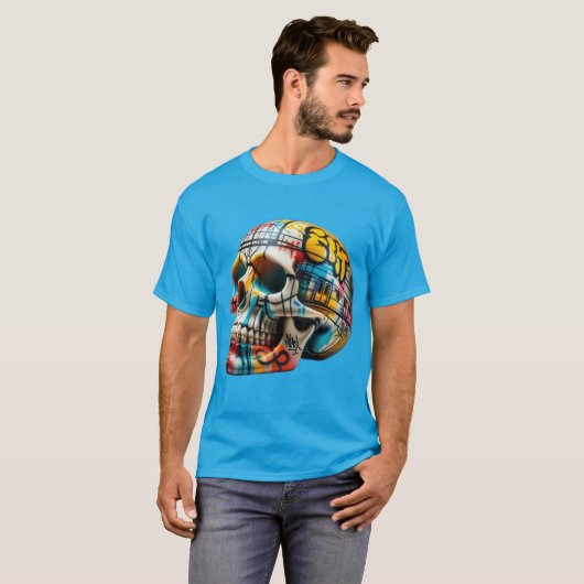 T-shirt Art Skull (Devant entier)