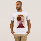 T-shirt Art spatial Europa Clipper (Devant entier)