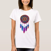 T-shirt Art spirituel Boho attrapeur de rêves. (Devant)
