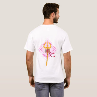 T-shirt Art Spirituel Mahadev Trishul Damaru