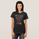 T-shirt Art Teacher Crew Appreciation Week Back to School  (Devant entier)