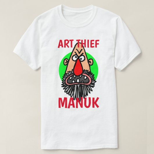 T-SHIRT ART THEF MANUK T SHIRT (Design devant)
