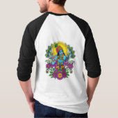 T-shirt Art traditionnel complexe du Seigneur Krishna (Dos)