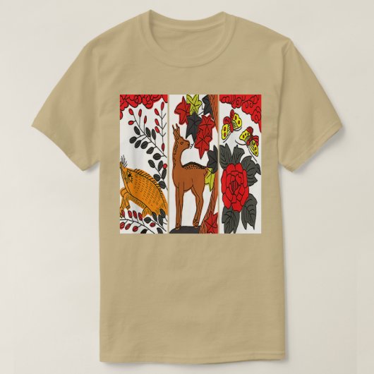 T-shirt Art traditionnel japonais, Hanafuda (Design devant)