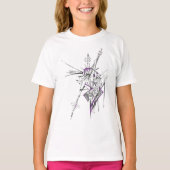 T-shirt Art tribal abstrait coloré éclectique (Devant)