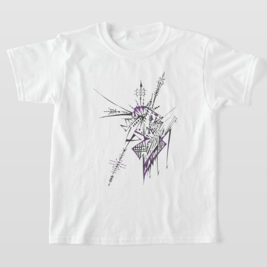 T-shirt Art tribal abstrait coloré éclectique (Poser)