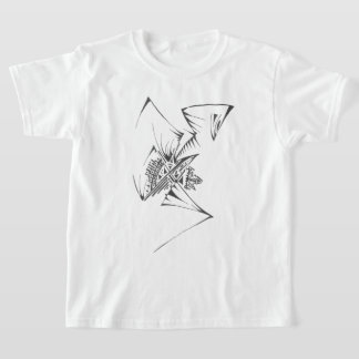 T-shirt Art tribal abstrait noir et blanc 98 Tattoo