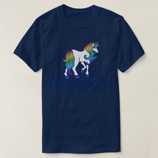 T-shirt Art Unicorn Majestic  (Design devant)