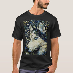 T-shirt Art unique Husky