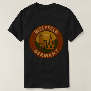 T-shirt Art vintage de Bielefeld Allemagne
