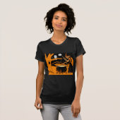 T-shirt Art vintage de Halloween (Devant entier)