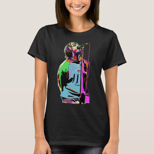 T-shirt Art vintage de Liam Gallagher (Devant)