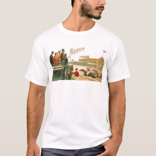 T-shirt Art vintage de Londres de course de cheval d'Ascot