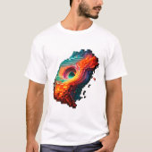 T-shirt Art vortex Abstrait (Devant)