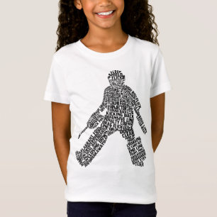 T-Shirt Art Word du gardien de but de hockey sur gazon