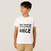 T-shirt Art Zookeeper Imprimer "Ne pas me faire utiliser m (Devant entier)