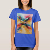 T-shirt Arte Abstracto Colorido (Devant)