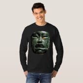 T-shirt Artefact De Masque Jadeite Olmec (Devant entier)