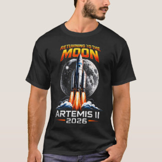 T-shirt Artemis 2 Astronaute Lune
