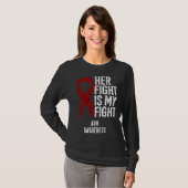 T-shirt Arteriovenous Malformation Her Fight Is My Fight A (Devant entier)