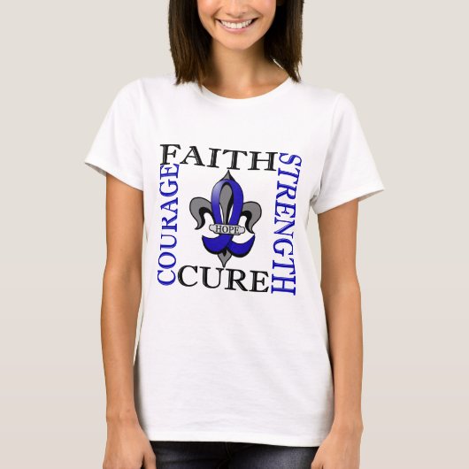 T-shirt Arthrite de Fleur De Lis 3 (Devant)