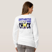 T-shirt Arthrite salie avec le poussin faux (Dos entier)
