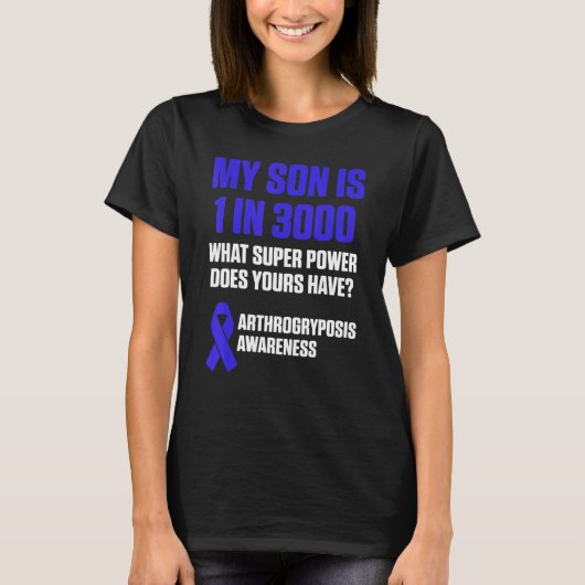 T-shirt Arthrogryposis Awareness Son Warrior Survivor 4 (Devant)