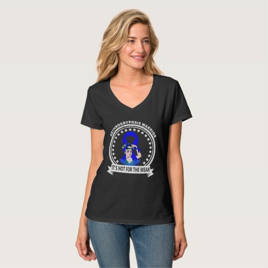 T-shirt Arthrogryposis Warrior (Devant entier)