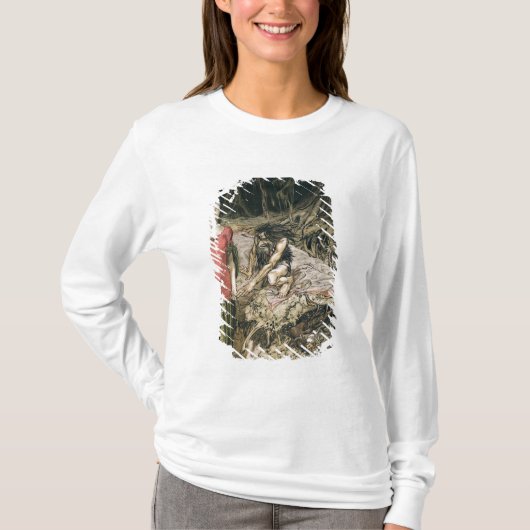 T-shirt Arthur Rackham | courtiser de Grimhilde, la mite (Devant)