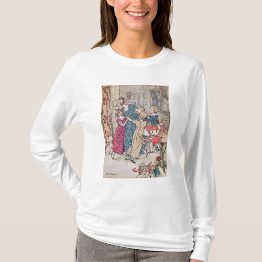T-shirt Arthur Rackham | groupe rincé et bruyant d'A (Devant)