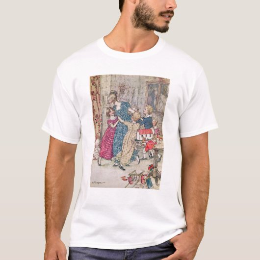 T-shirt Arthur Rackham | groupe rincé et bruyant d'A (Devant)