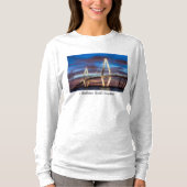 T-Shirt Arthur Ravenel Bridge De Nuit (Devant)