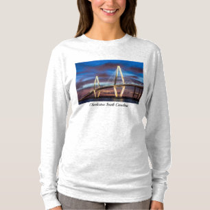 T-Shirt Arthur Ravenel Bridge De Nuit
