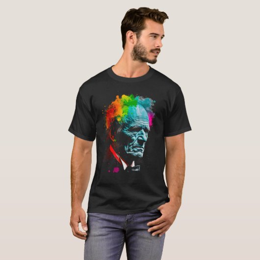 T-shirt Arthur Schopenhauer German Philosopher (Devant entier)