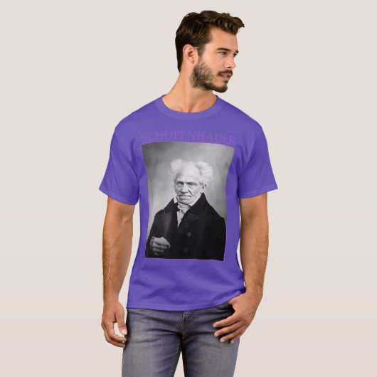 T-shirt Arthur Schopenhauer German Philosopher (Devant entier)