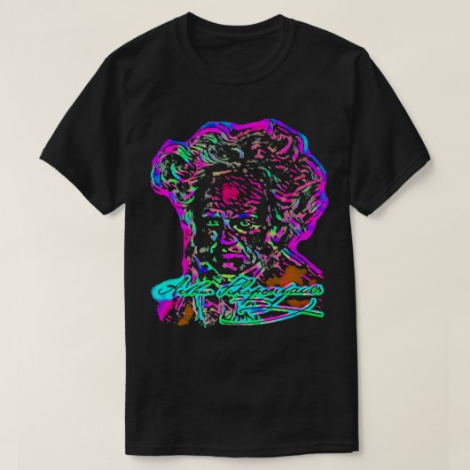 T-shirt Arthur Schopenhauer Philosophe allemand Premium T  (Design devant)
