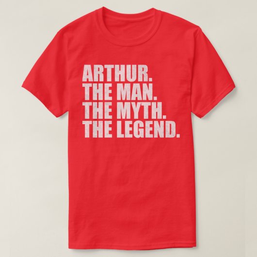 T-shirt ArthurArthur Nom Arthur nom donné (Design devant)