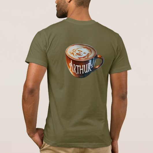 T-shirt Arthur's Coffee shop (Dos)