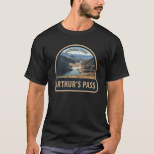 T-shirt Arthur's Pass National Park New Zealand Vintage