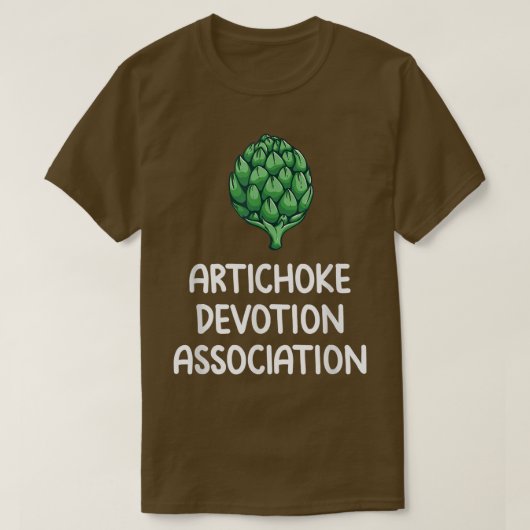T-shirt Artichoke Devotion Association Love Légumes Manger (Design devant)