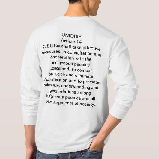 T-shirt Article 15 de la RIPDE (Dos)