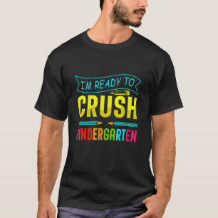 T-shirt Article Amusant Et Joyeux Je Suis Prêt À Ecraser M